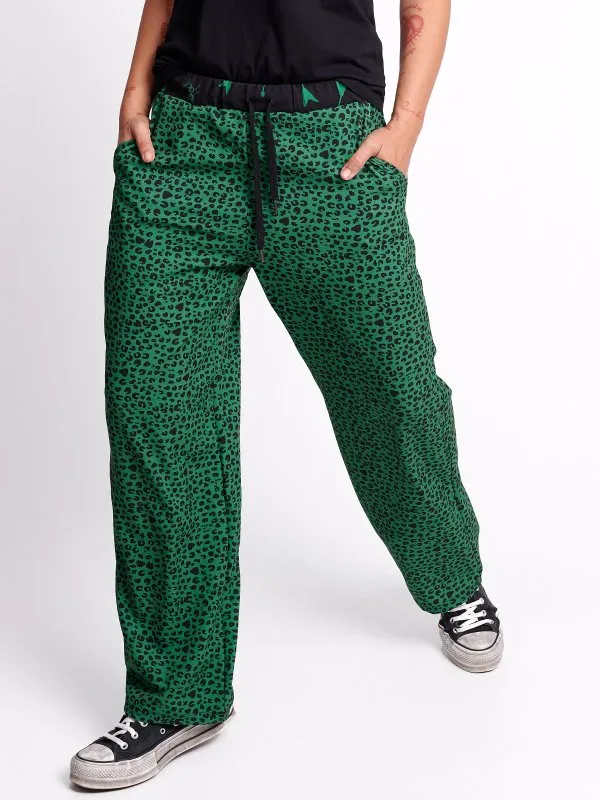 PANTALÓN "ANIMAL PRINT" VERDE