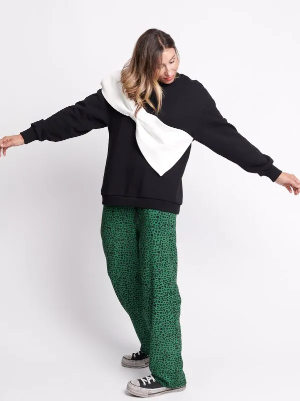 PANTALÓN "ANIMAL PRINT" VERDE