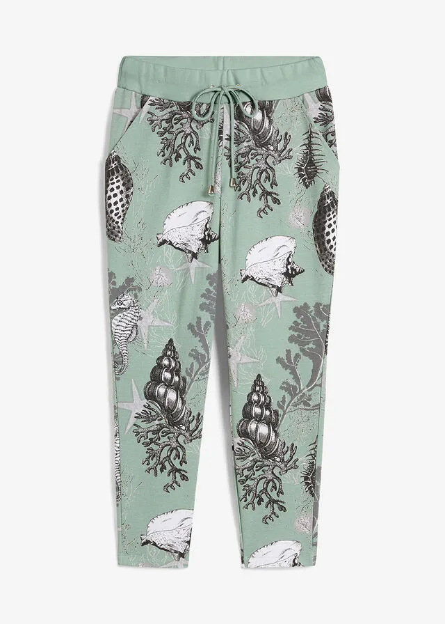 PANTALóN DE CHáNDAL VERDE ALGABLANCO LANA