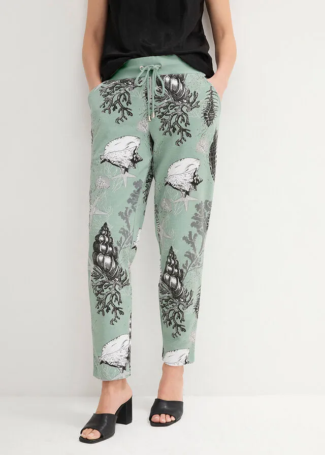 PANTALóN DE CHáNDAL VERDE ALGABLANCO LANA