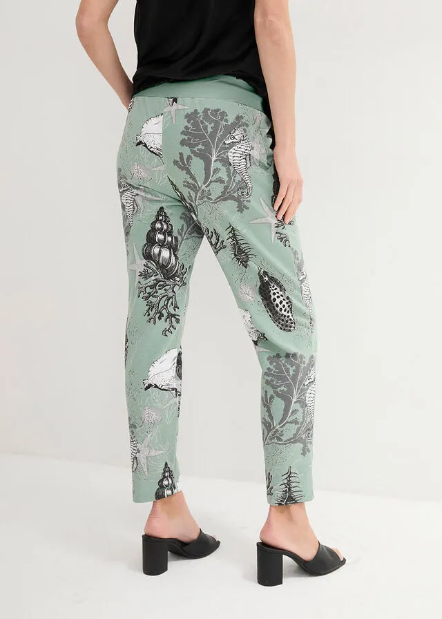 PANTALóN DE CHáNDAL VERDE ALGABLANCO LANA