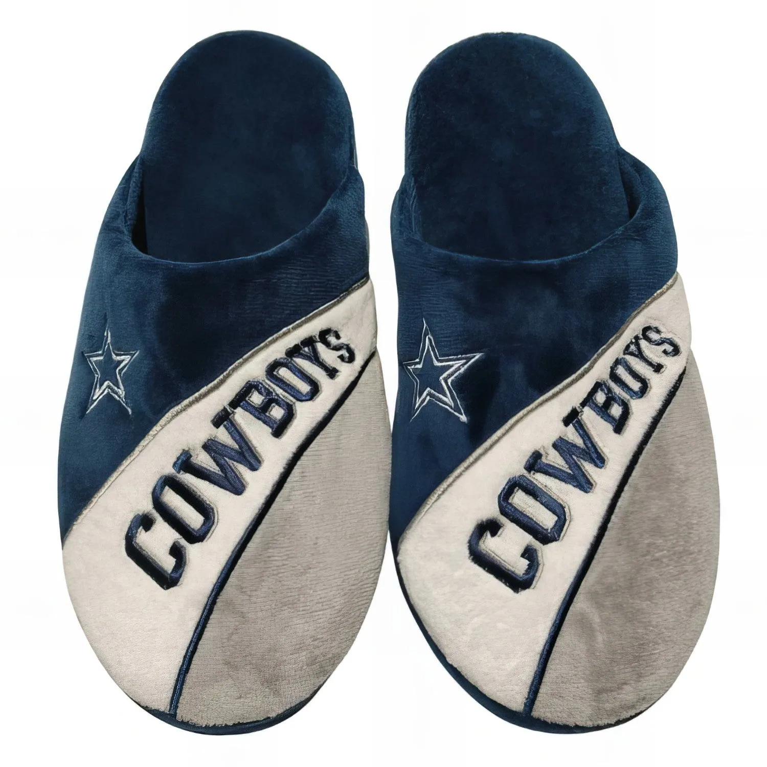 Pantuflas Afelpadas Suaves Foco Curve NFL Dallas Cowboys