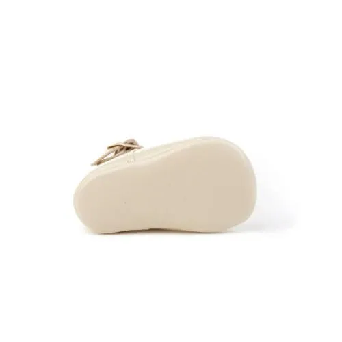 PATUCO DE PIEL BEIGE DE BEBé NIñA ANGELITOS 2078015 (TALLAS DE 15 A 19)