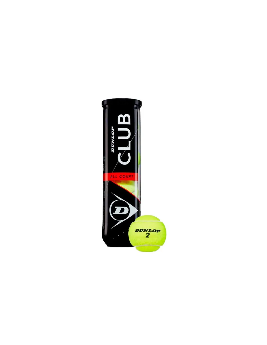 Pelotas de Tenis Dunlop Club AC Yellow