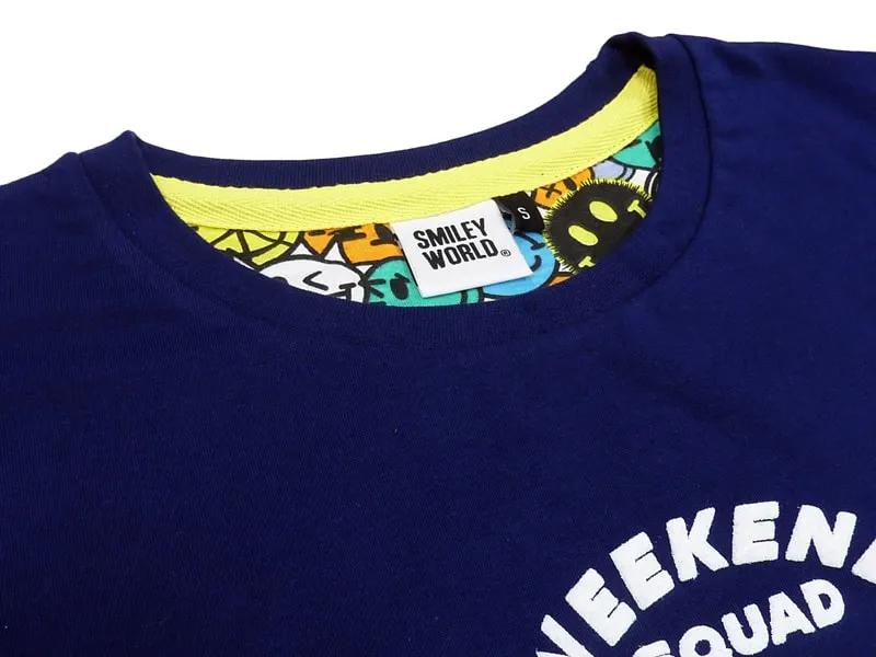 Pijama Smiley World mod. Weekend en azul