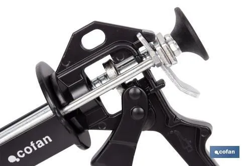 Pistola profesional para resina | Pistola para bricolaje y reformas | Para cartuchos de 380 ml