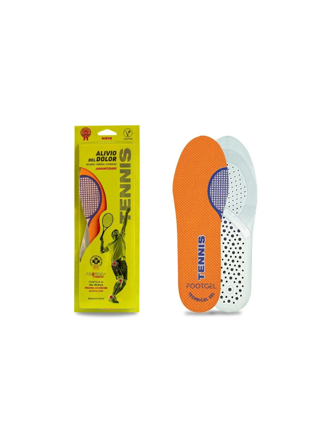 PLANTILLA FOOTGEL TENNIS EUCALIPTO 4347