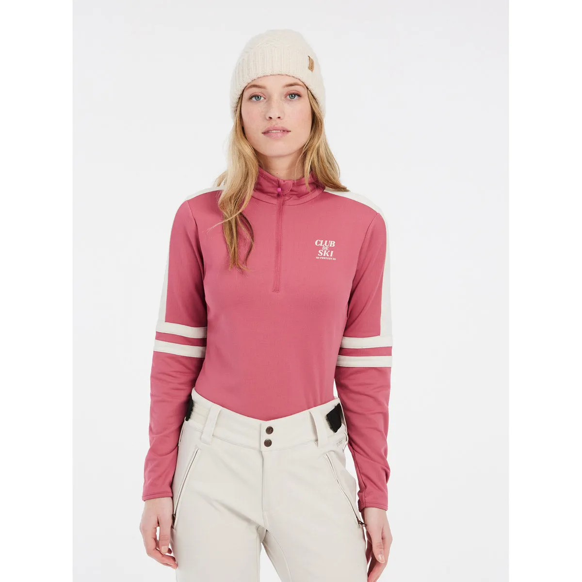 Polar Mujer Prtprue 1/4 Zip Active Top Protest Lila