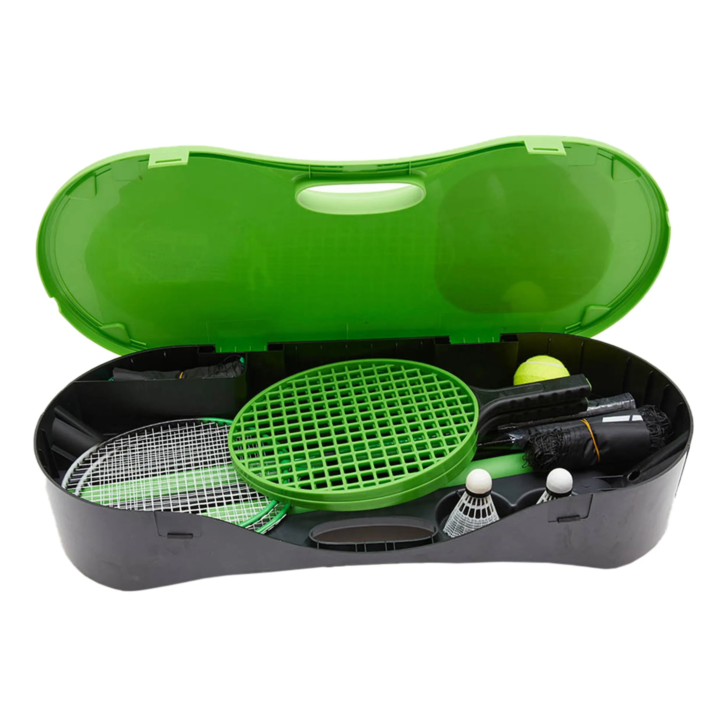 PORTABLE 2IN1 BADMINTON & RED DE TENIS