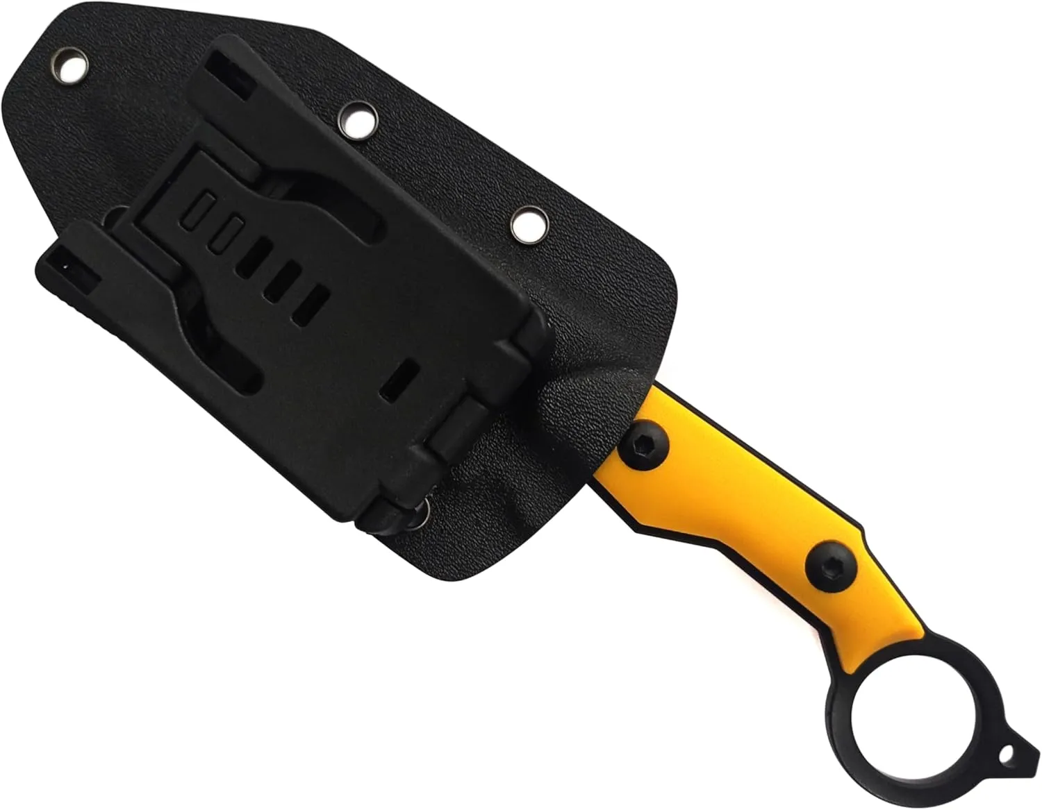 Range HK28 cuchillo de bushcraft de acero inoxidable 4CR13Mov  21.4cm  10.1cm hoja  mango antideslizante G10 y funda kydex