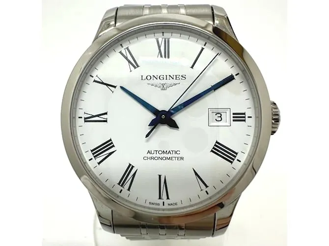 Reloj automático Longines L2.820.4.11.6 Blanco 