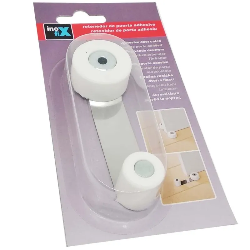 Retenedor Tope puerta con pletina basculante mod. 2058 Inofix