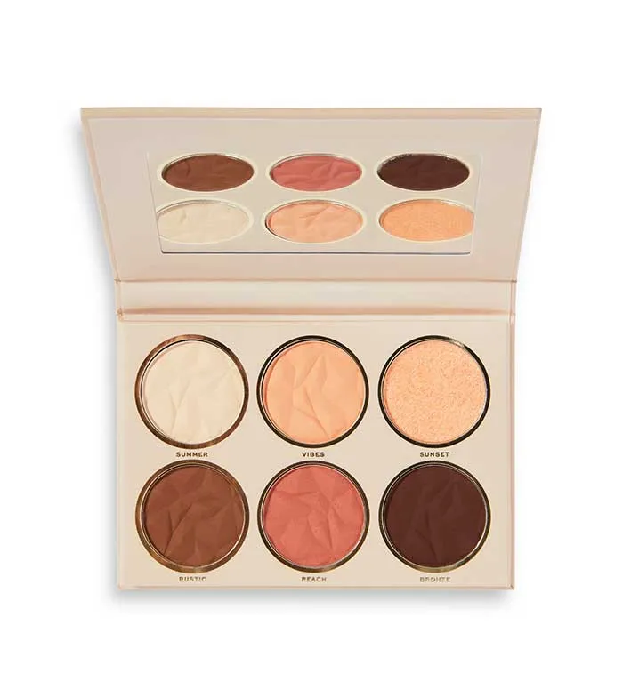 REVOLUTION PRO  *GLAM MOOD*  PALETA DE SOMBRAS DE OJOS  GOLDEN HOUR