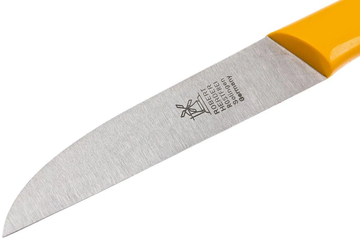 Robert Herder Straight Classic 1966 cuchillo de pelar, amarillo, 8,5 cm