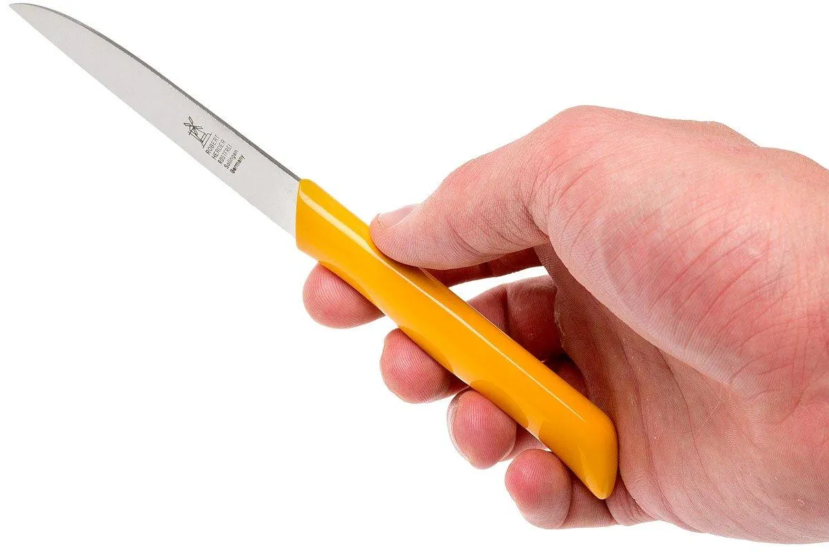 Robert Herder Straight Classic 1966 cuchillo de pelar, amarillo, 8,5 cm