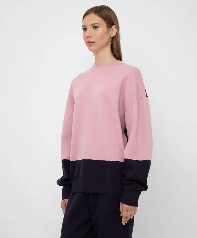 Roksanda Karuo sweater with contrast pattern
