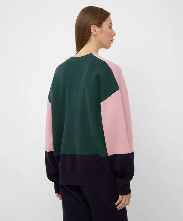 Roksanda Karuo sweater with contrast pattern