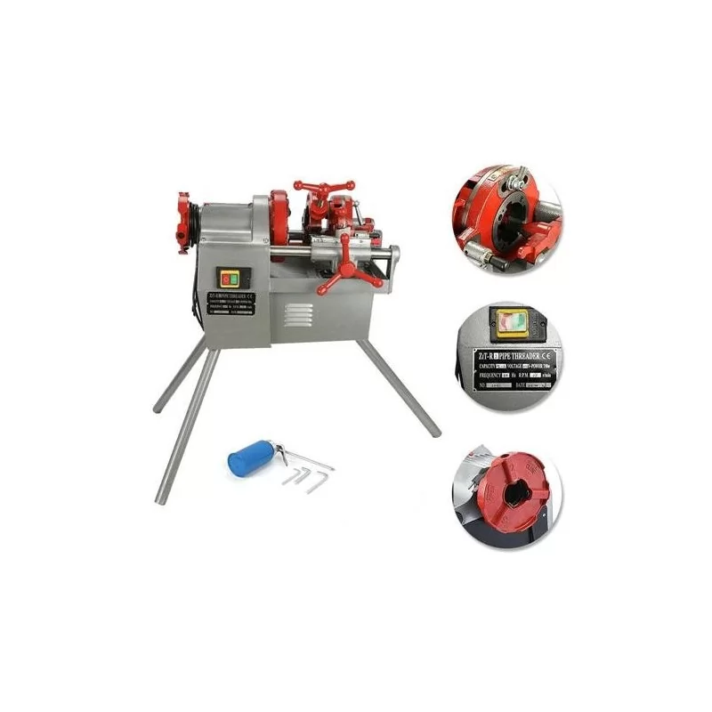 ROSCADORA ESTACIONARIA 220V 1/2"2" MILIMETRICA Y PULGADA
