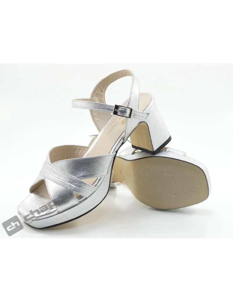 Sandalia Plata Marian 56318 V21