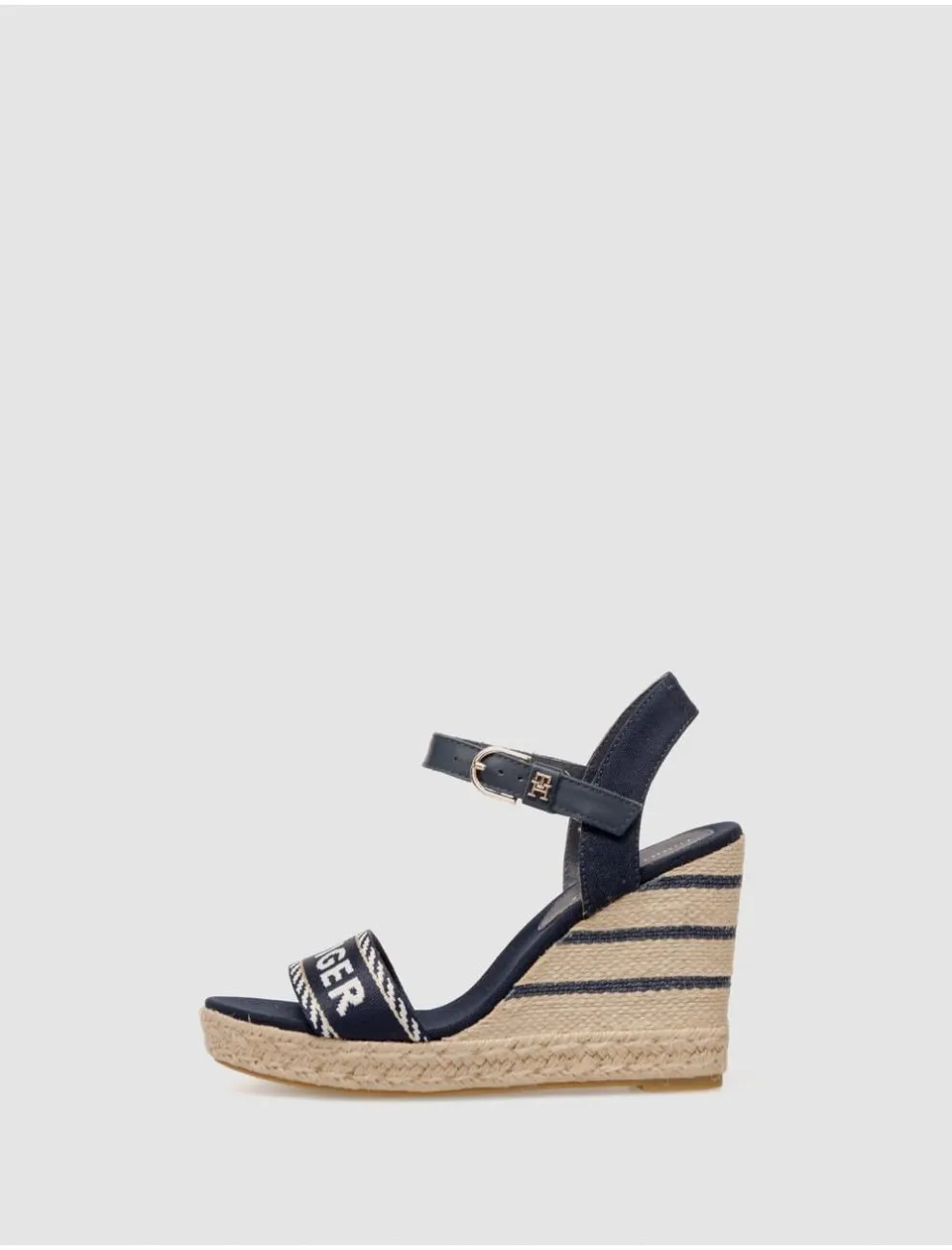 Sandalia Tommy Hilfiger Seasonal Webbing  Wedge Marino