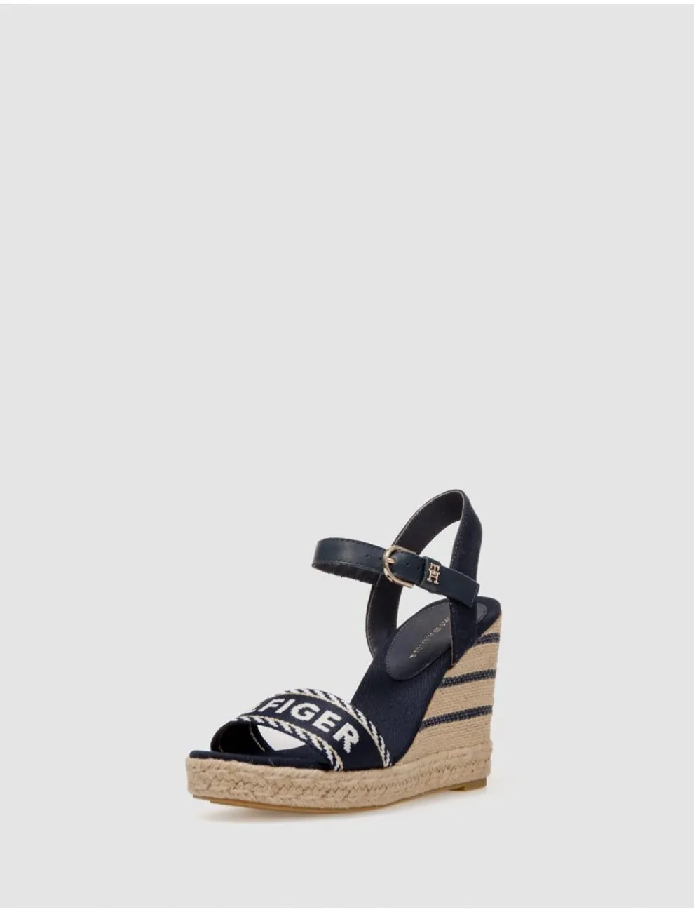 Sandalia Tommy Hilfiger Seasonal Webbing  Wedge Marino