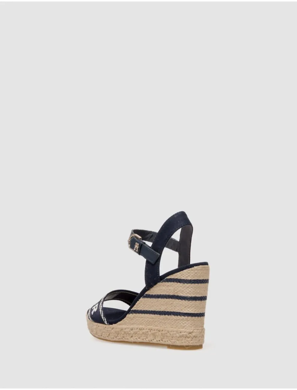 Sandalia Tommy Hilfiger Seasonal Webbing  Wedge Marino