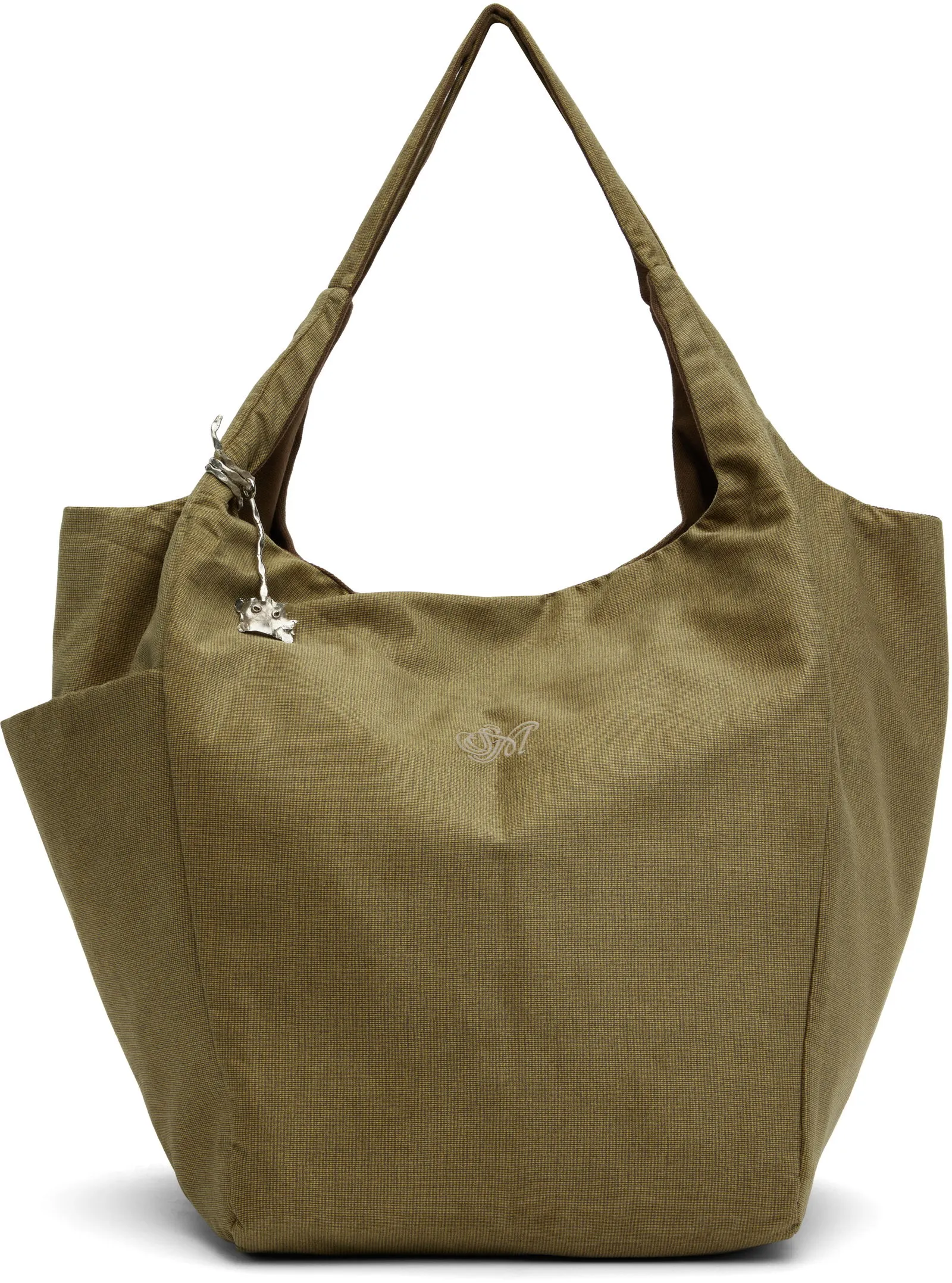 Serapis Microcheckered Tote Bag