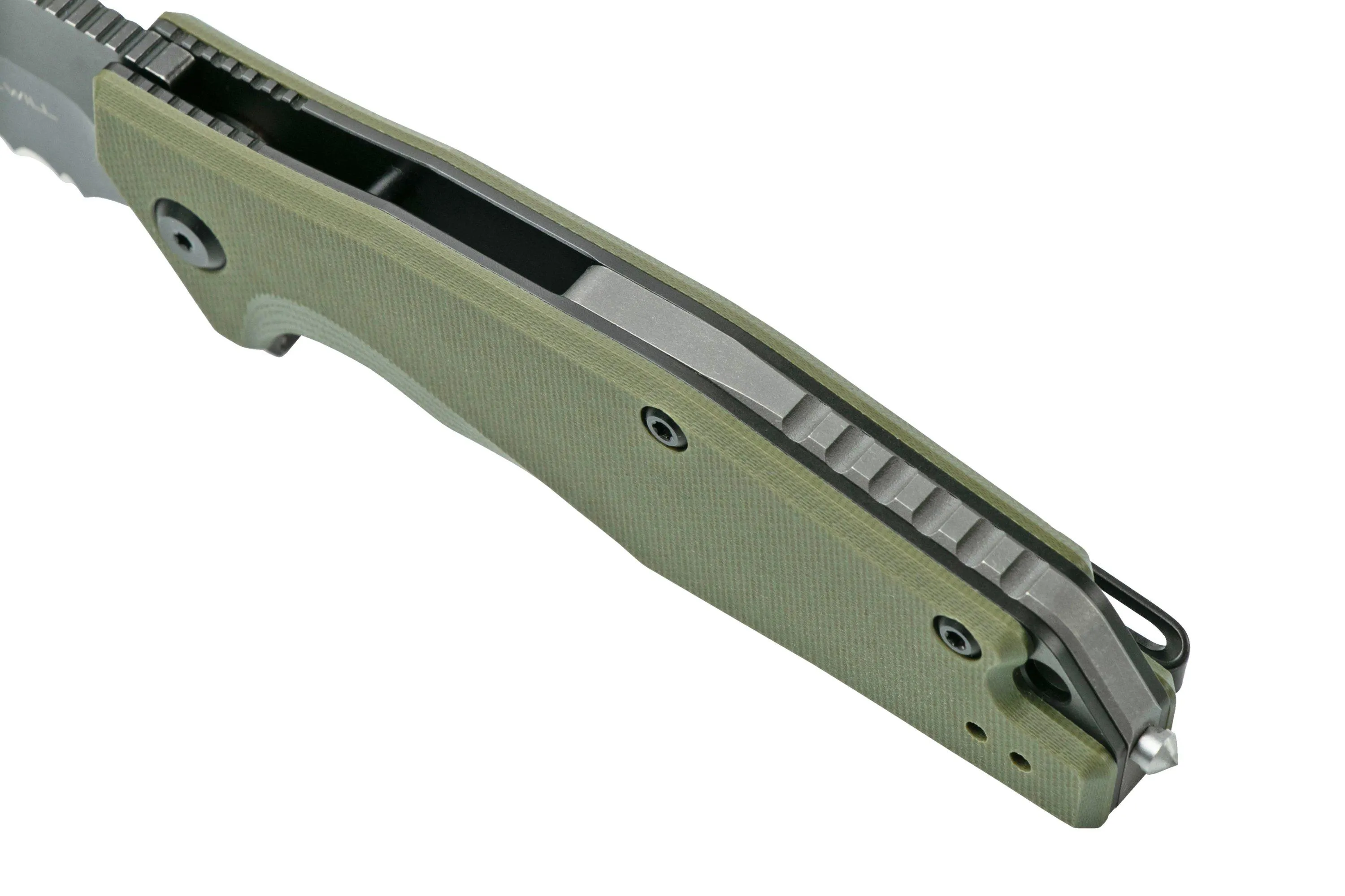 STEEL WILL WARBOT F1033S BLACK G10, HOJA D2, NAVAJA