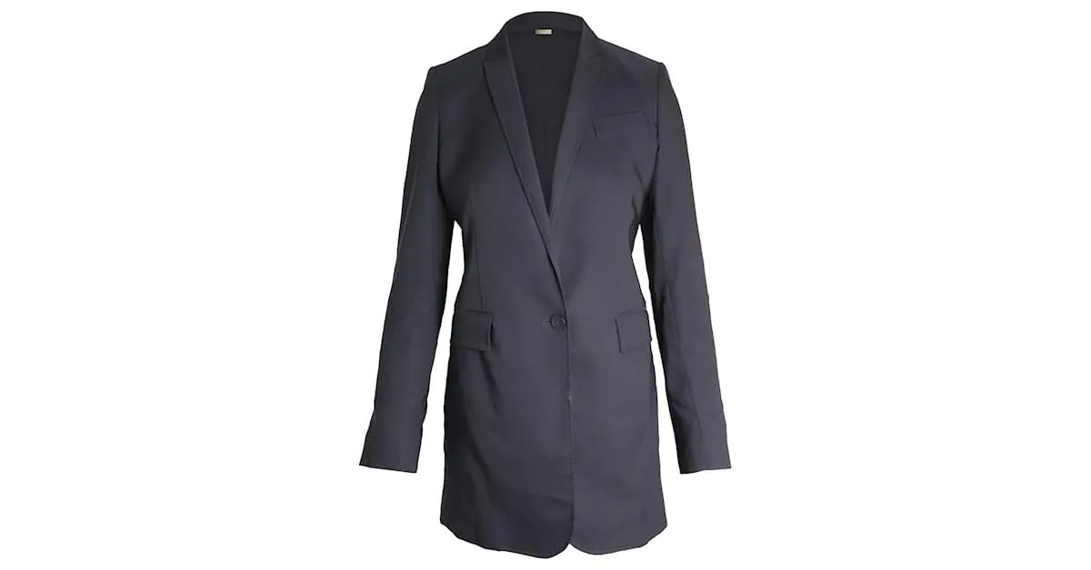 Stella Mc Cartney Americana Stella McCartney en Seda Negra Negro 