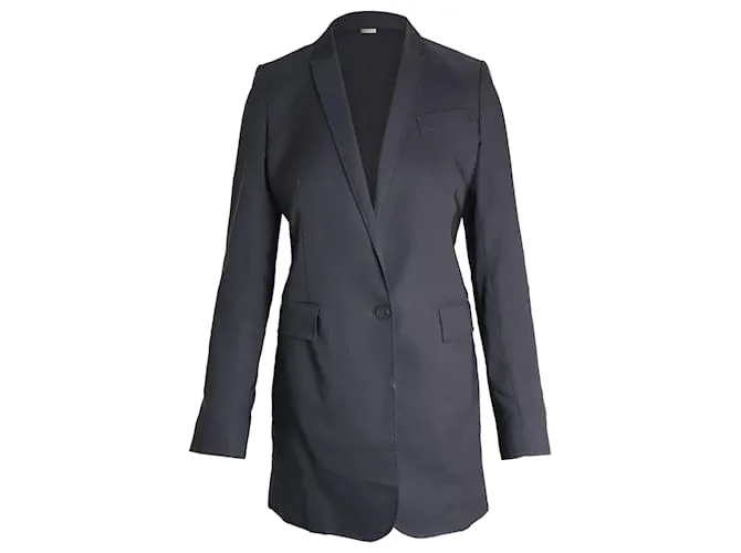 Stella Mc Cartney Americana Stella McCartney en Seda Negra Negro 