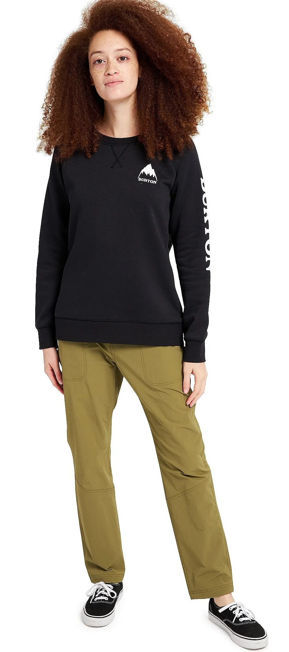 SUDADERA BURTON ELITE CREW  TRUE BLACK  WOMEN´S