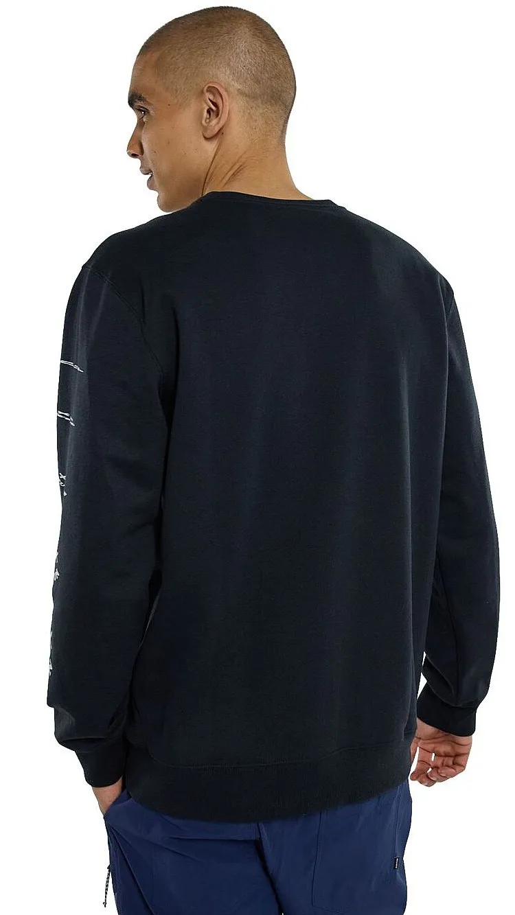 SUDADERA BURTON SKELETON KEY 24 CREW  TRUE BLACK  MEN´S
