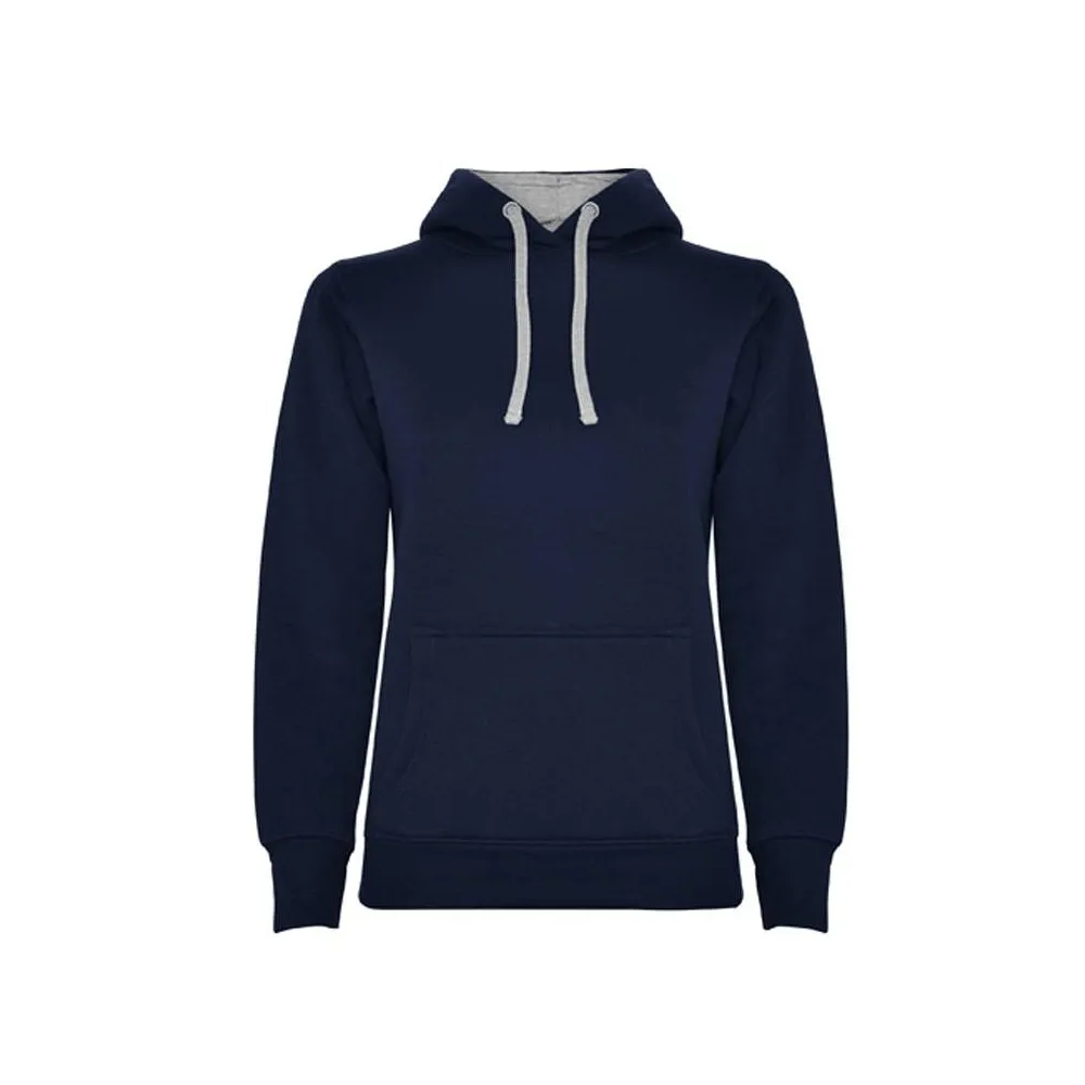 Sudadera de mujer combinada con capucha