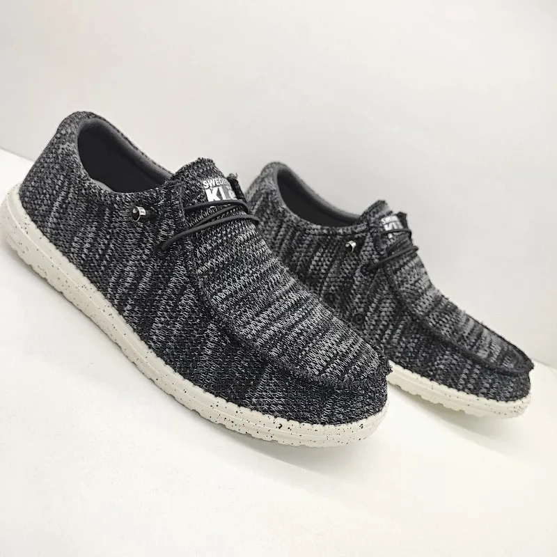 SWEDEN GUALABI SUELA CONFORT ULTRALIGERA  NEGRO / GRIS