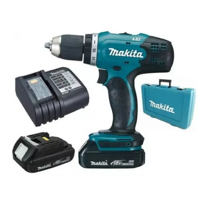 Taladro Atornillador Makita DDF453SYE 18v + 2 Baterías y cargador