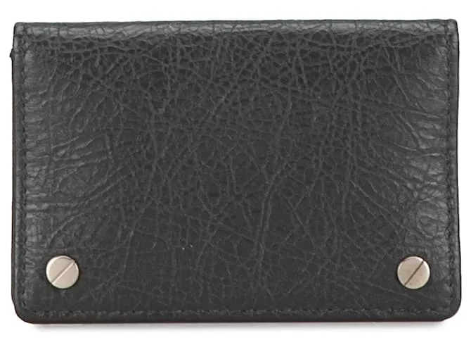 Tarjetero Balenciaga Arena Negro 