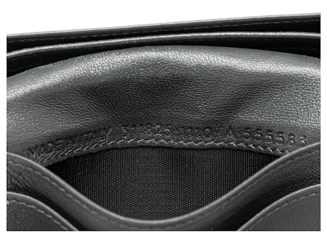 Tarjetero Balenciaga Arena Negro 