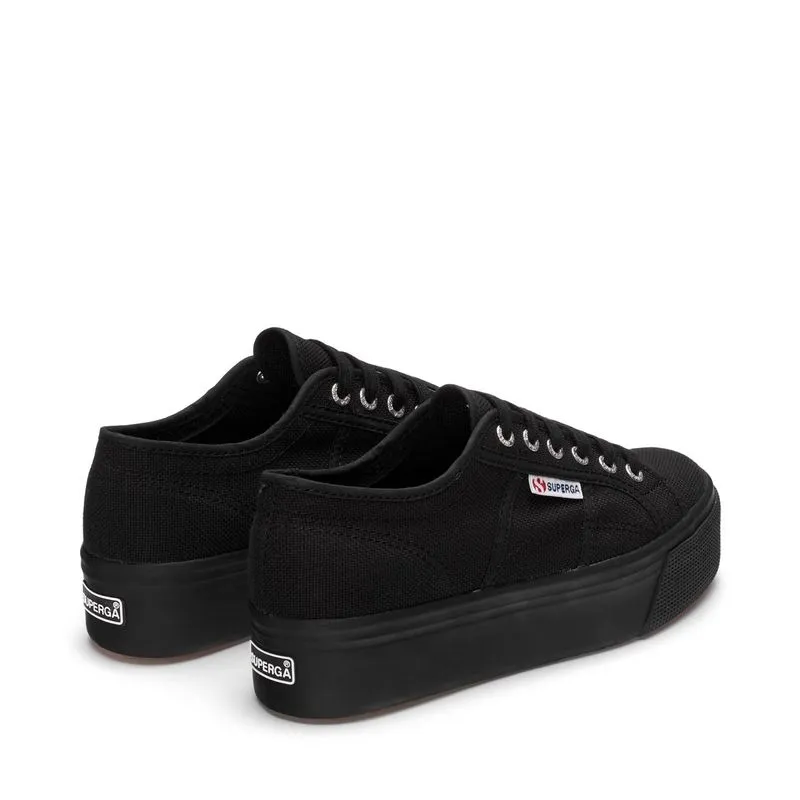 TENIS PLATAFORMA NEGROS 2790COTW LINEA UP AND DOWN MUJER