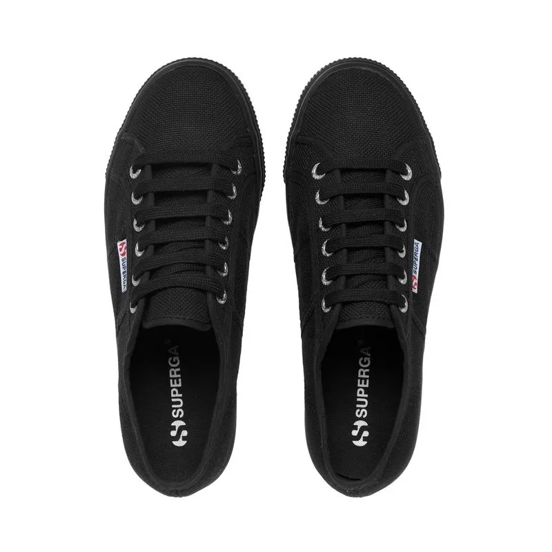 TENIS PLATAFORMA NEGROS 2790COTW LINEA UP AND DOWN MUJER