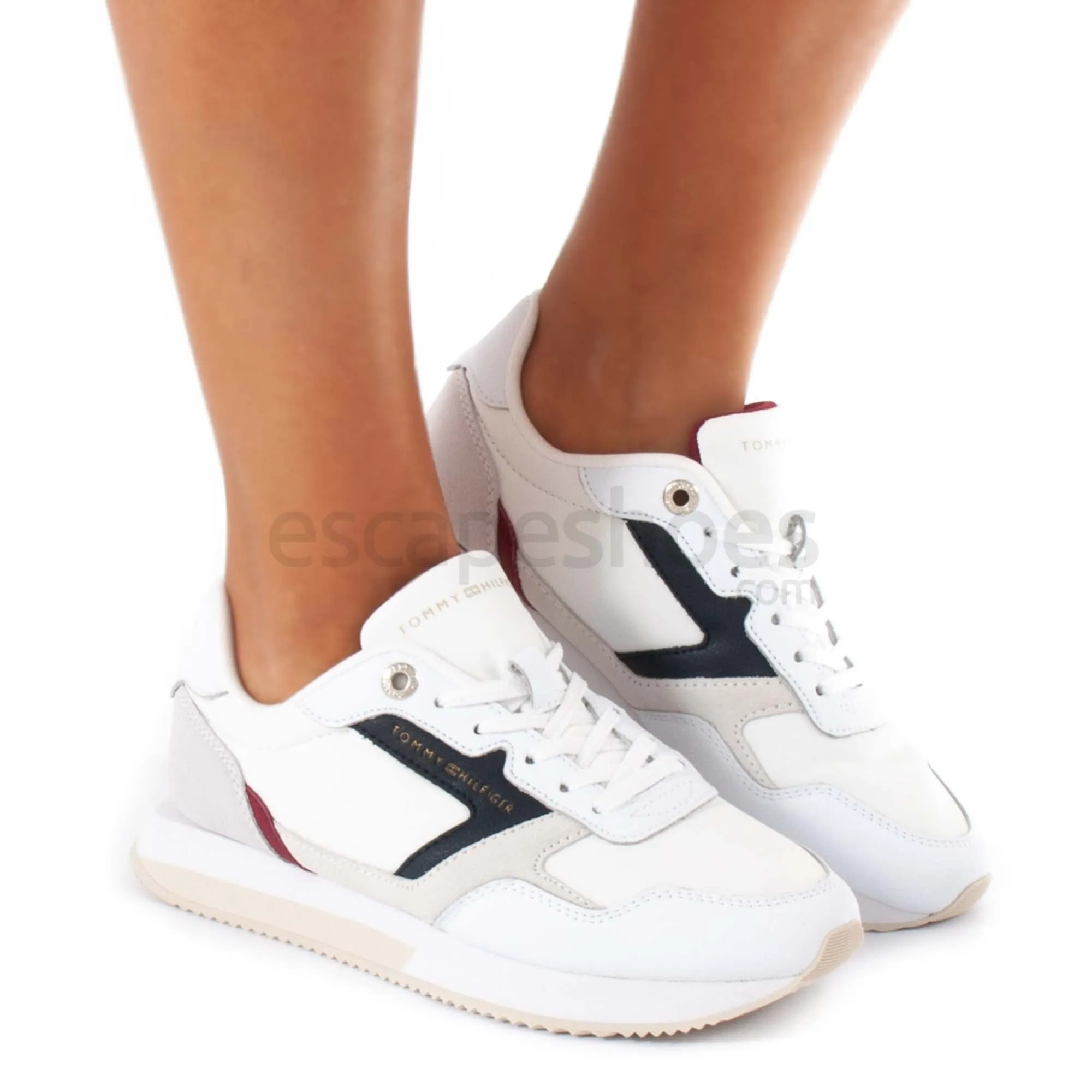 Tenis TOMMY HILFIGER Essential Runner White