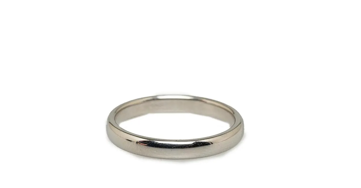 Tiffany & Co Anillo con banda apilable en platino y plata Tiffany 