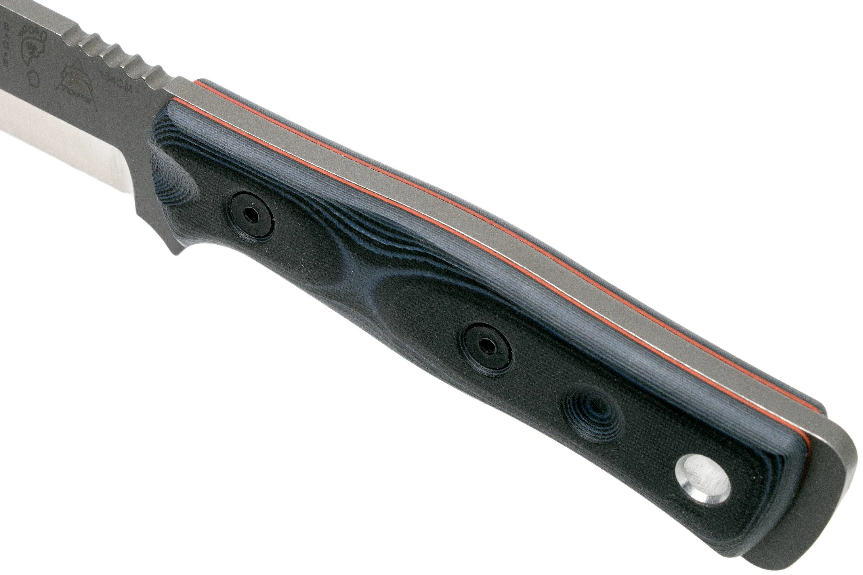 TOPS KNIVES B.O.B. FIELDCRAFT154CM BLUE/BLACK MICARTA BROS154BB CUCHILLO BUSHCRAFT