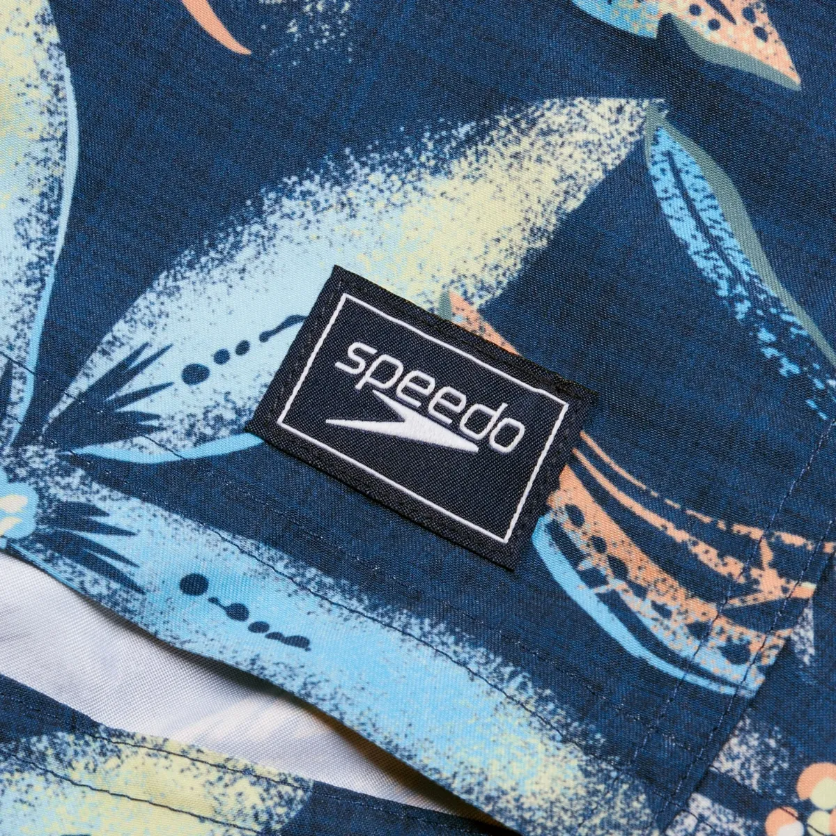 Traje de Baño Natación Hombre Speedo Digital Printed Leisure 16" Azul