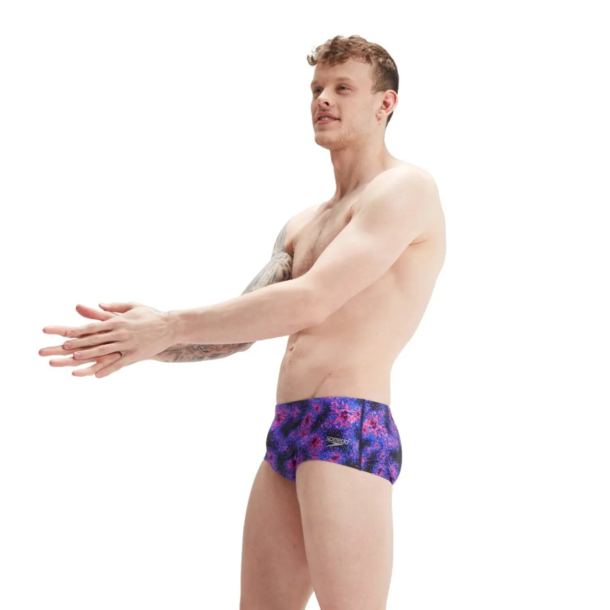 Traje de Baño Natación Hombre Speedo  Flaming Wheels Bicolor