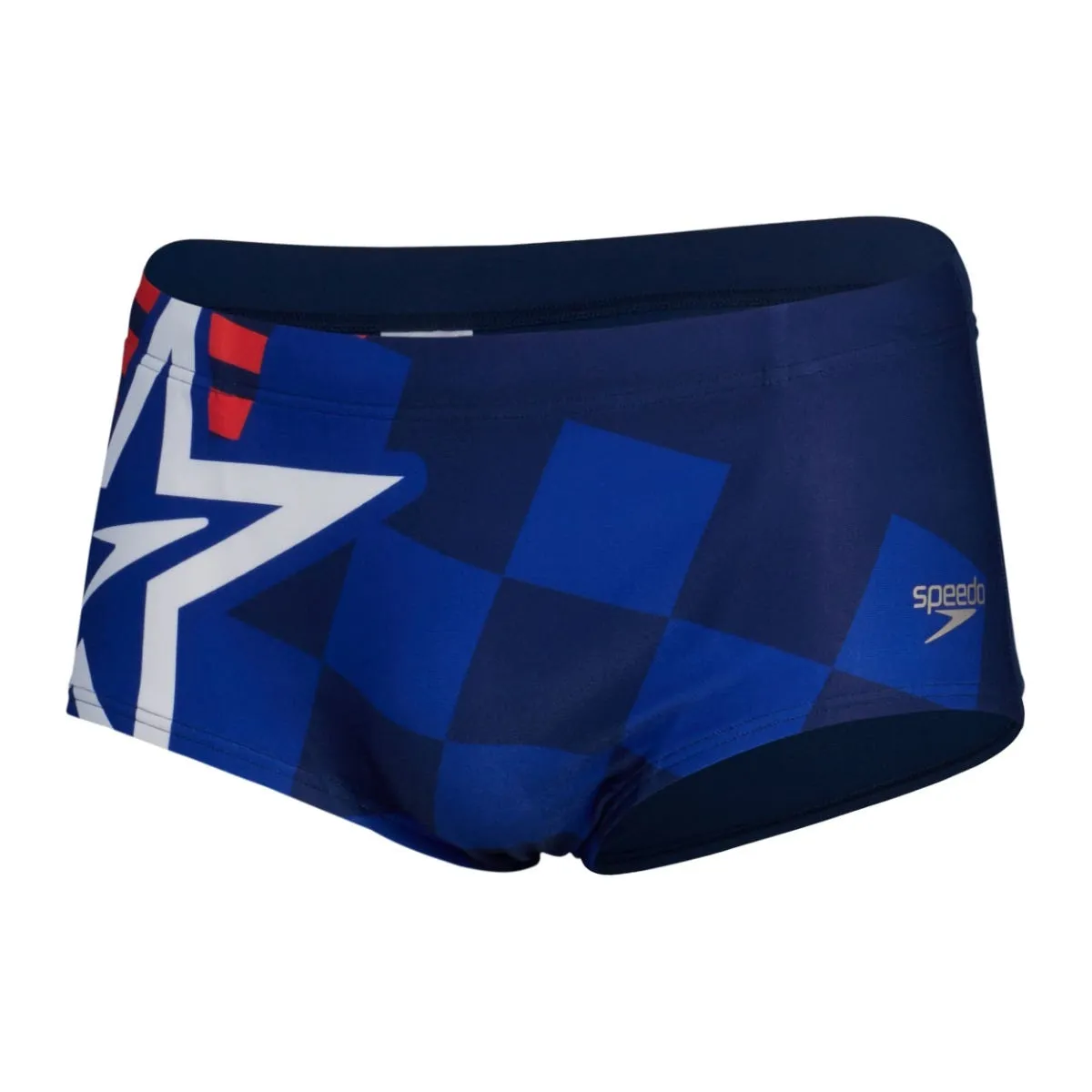 Traje de Baño Natación Hombre Speedo Placement Digital Superstar Azul
