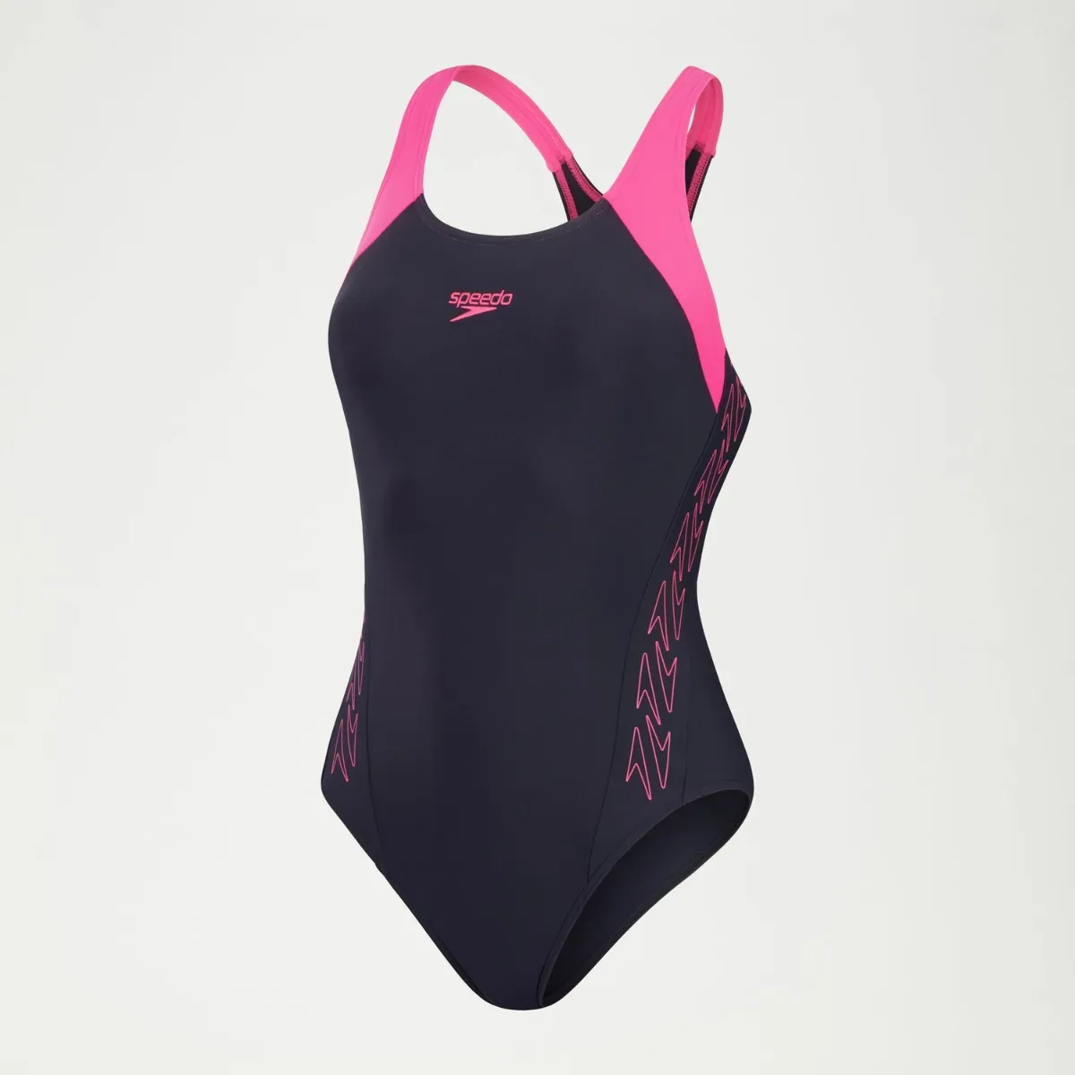 Traje de Baño Natación Mujer Speedo Hyperboom Splice Racerback Azul