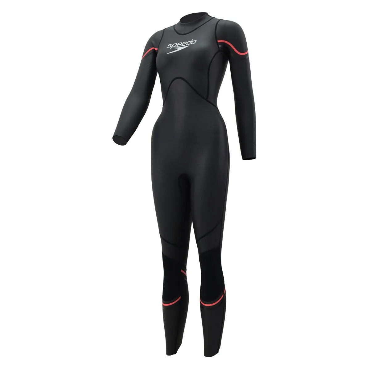 Traje de Baño Natación Mujer Speedo Neopreno Wetsuit Negro