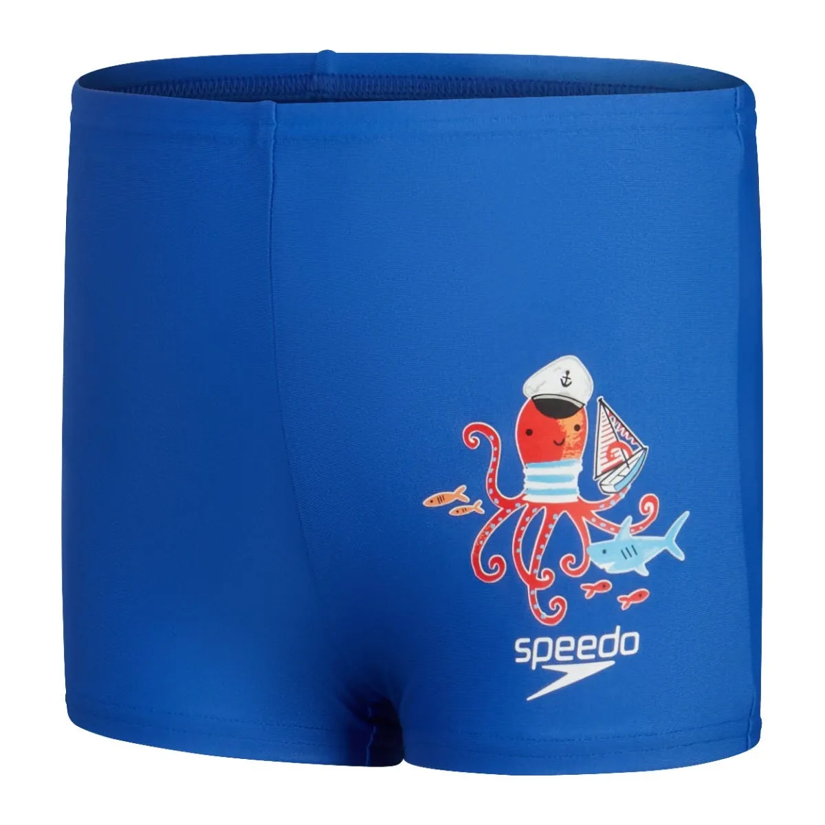 Traje de Baño Natación Niño Speedo Placement Aquashort Azul