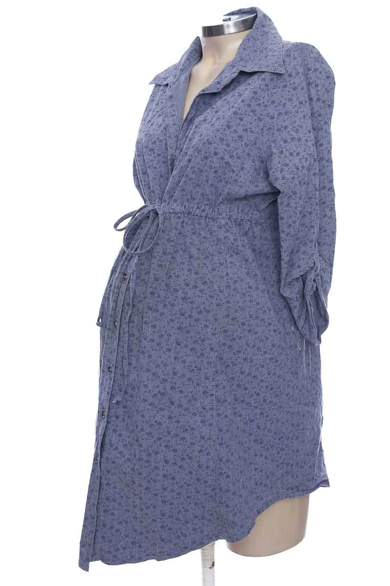 VESTIDO COLOR AZUL  PIPONAS