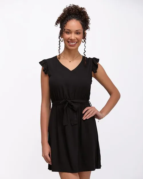 Vestido Mujer Olenka Solid Negro